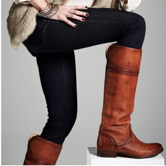 Frye Melissa Trapunto riding boot - Picture 1 of 12